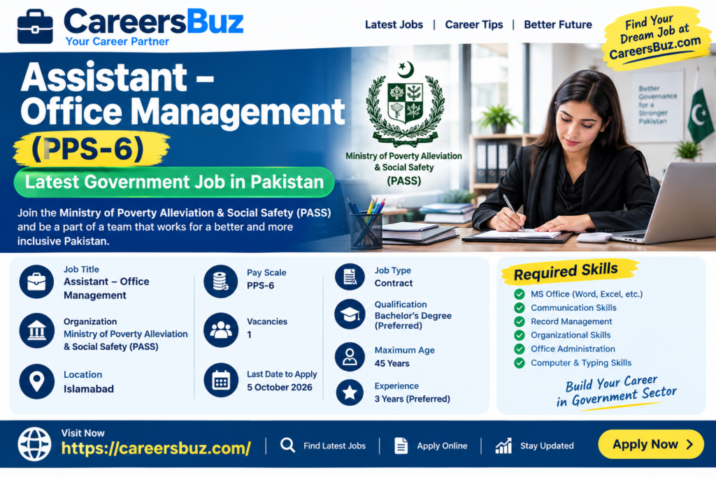 Assistant – Office Management