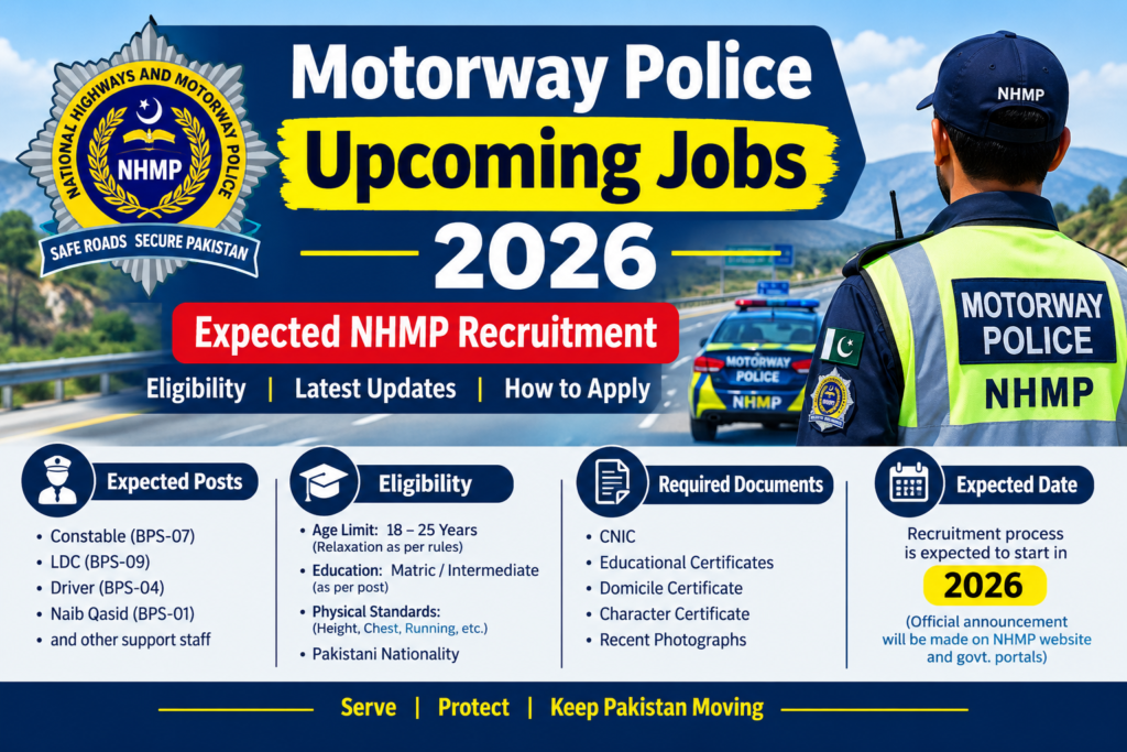 Motorway Police Upcoming Jobs 2026